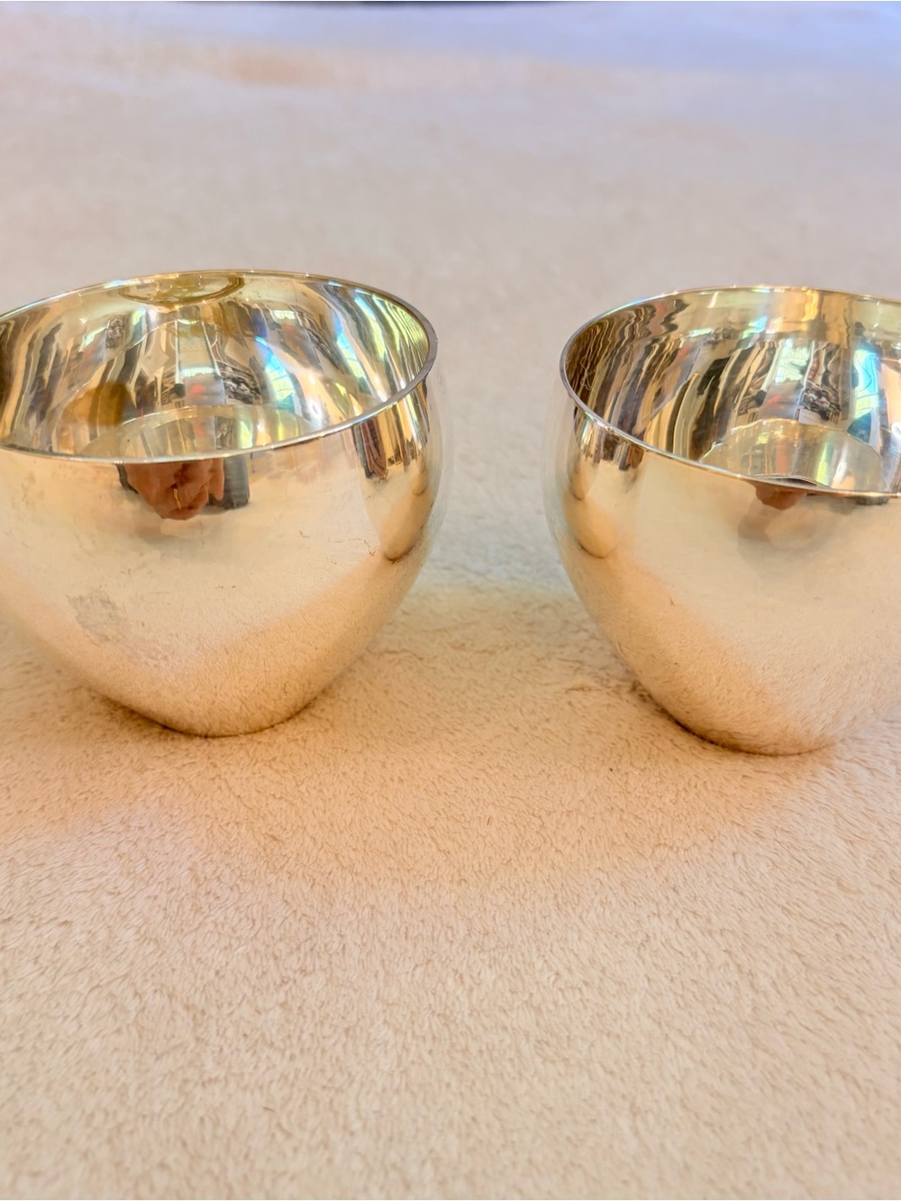 William Yeoward Silverplate Cocktail Cups (Pair)